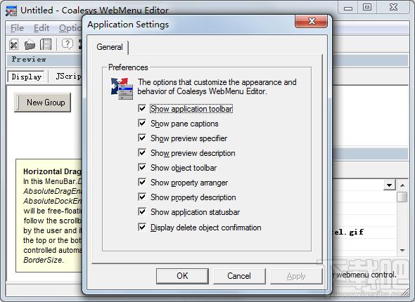 Coalesys WebMenu For ASP,Coalesys WebMenu For ASP下载,ASP分层菜单