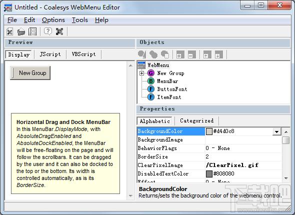 Coalesys WebMenu For ASP,Coalesys WebMenu For ASP下载,ASP分层菜单